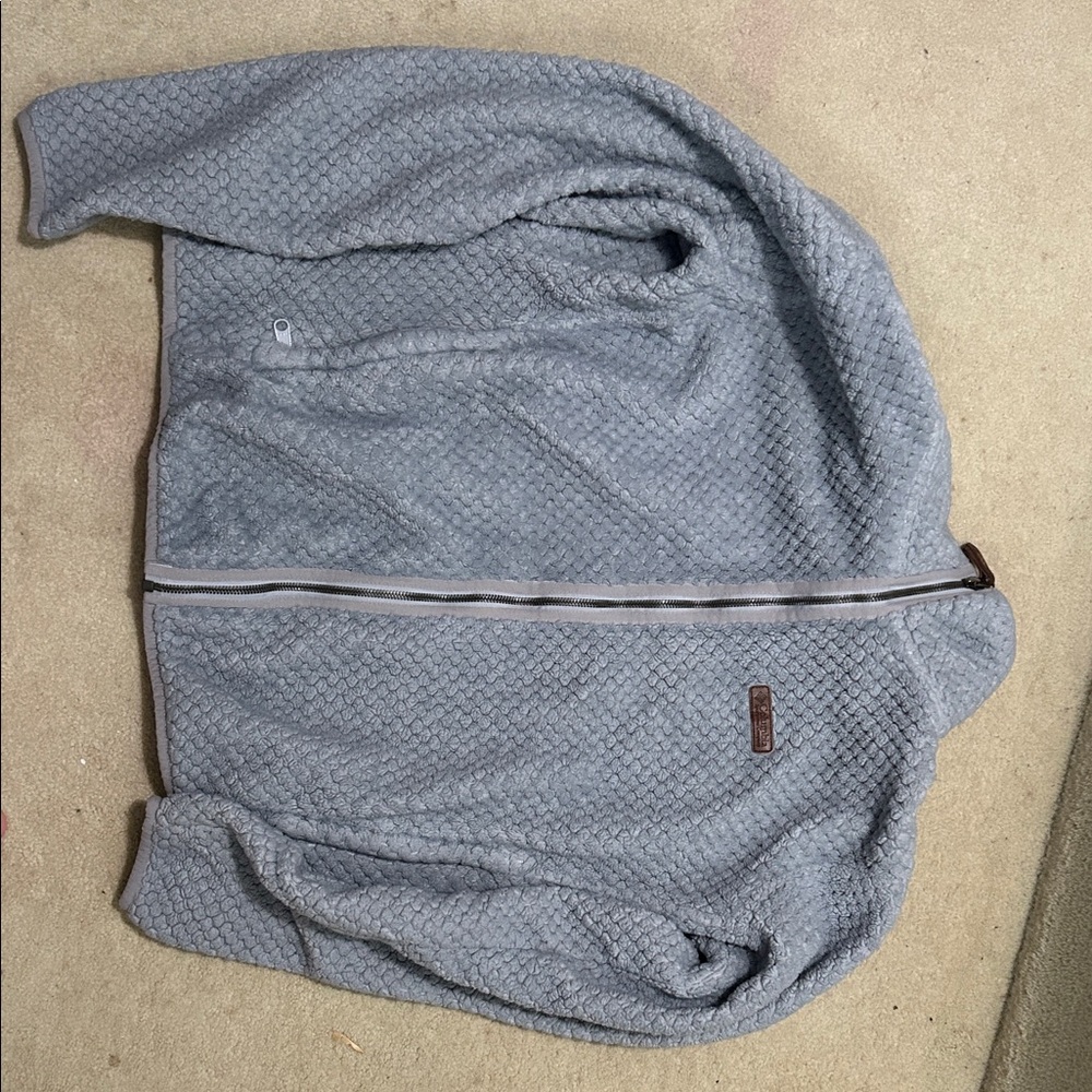 Columbia Men's Zip Up Gray Sweater
